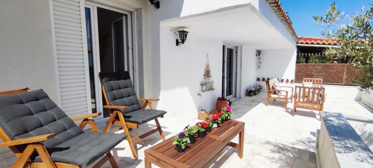 Villa Βianca In Sithonia Gerakini Bagian luar foto